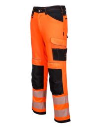 Warnschutz Arbeitshose Orange